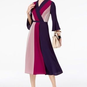 ***NWT*** ECI Purple Pink WNS Sz 12 Maxi Dress
